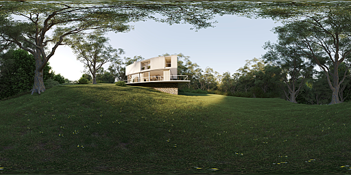 Modern Hillside House